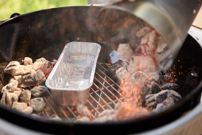 Weber Performer product in gebruik