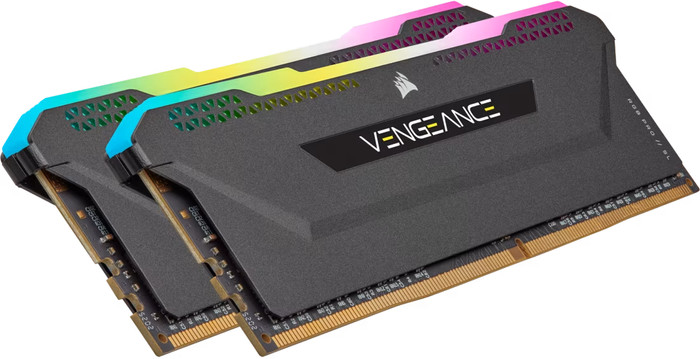 CORSAIR Vengeance RGB PRO SL 32GB (2x16GB) DDR4 DIMM 3200MHz C16 XMP rechterkant