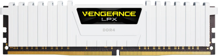 CORSAIR Vengeance LPX Wit 32GB (2x16GB) DDR4 DIMM 3200MHz C16 voorkant