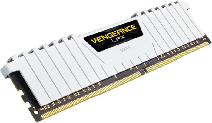 CORSAIR Vengeance LPX Wit 32GB (2x16GB) DDR4 DIMM 3200MHz C16 rechterkant