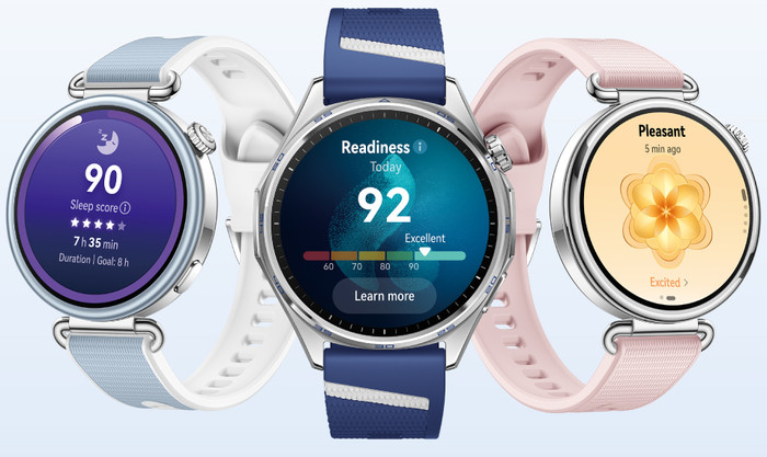 Huawei Watch GT 7 41 mm Blauw product in gebruik