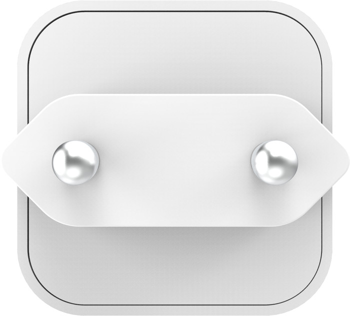 BlueBuilt Power Delivery Oplader met 2 Usb C Poorten 65W Wit voorkant