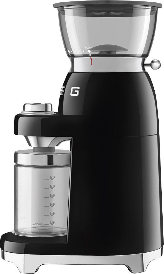 SMEG CGF03BLUE Zwart rechterkant