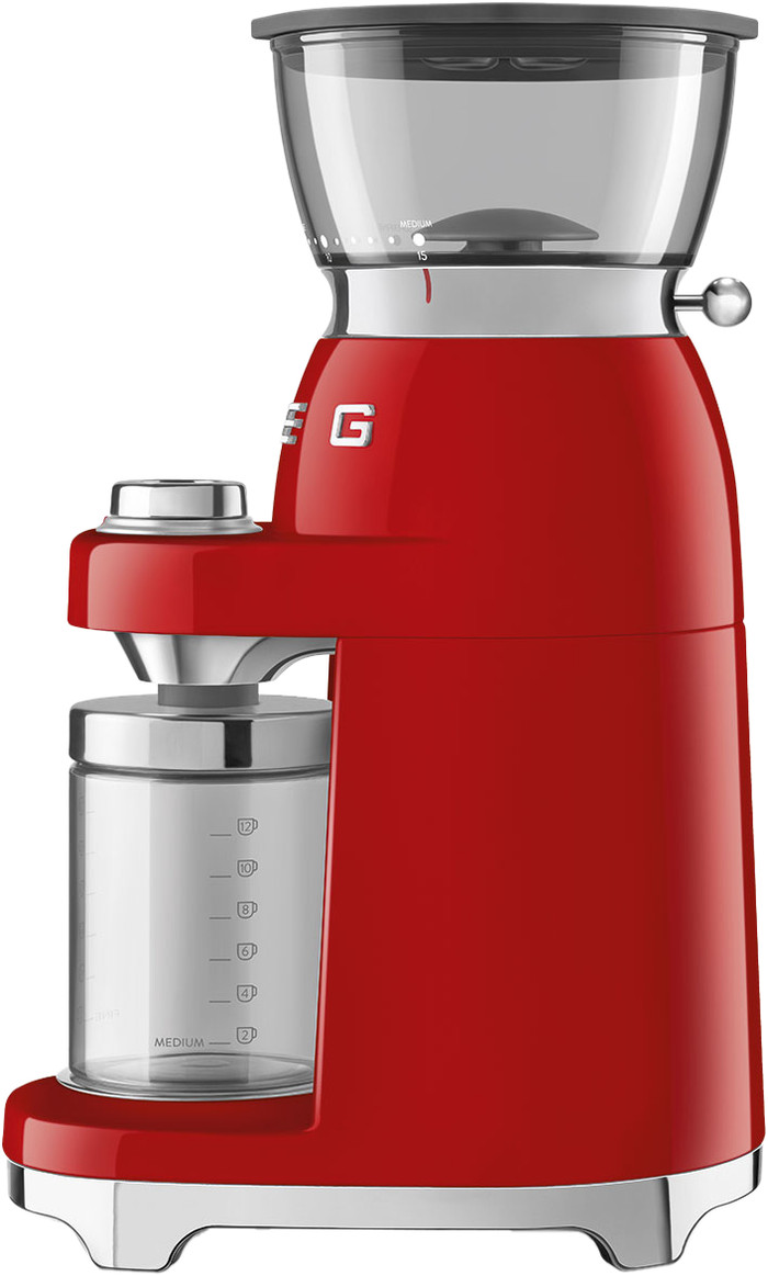 SMEG CGF03RDEU Rood rechterkant