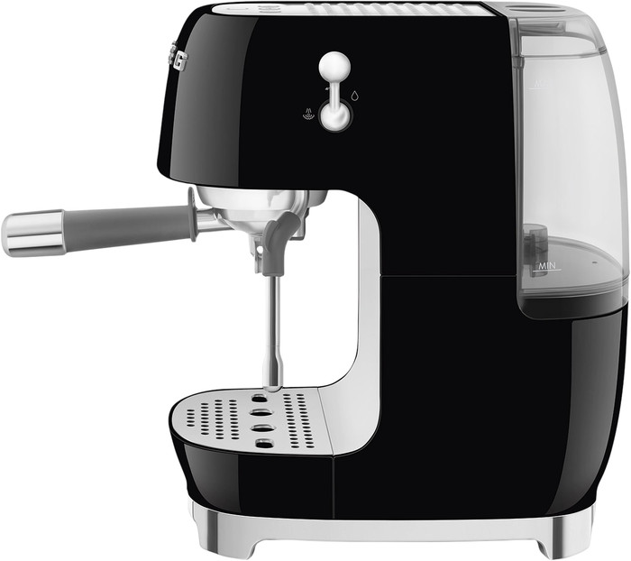 SMEG ECF03BLEU Zwart rechterkant