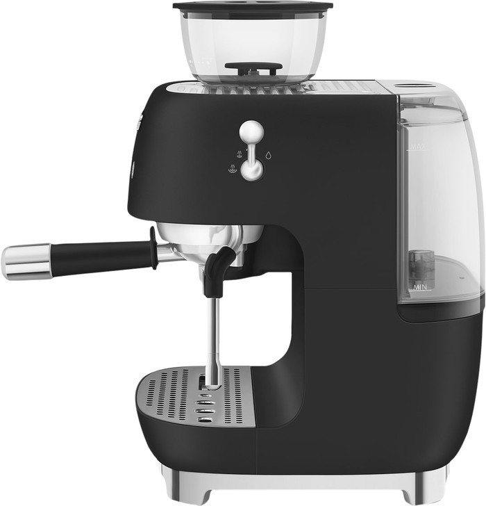 SMEG EGF03BLMEU Mat Zwart rechterkant