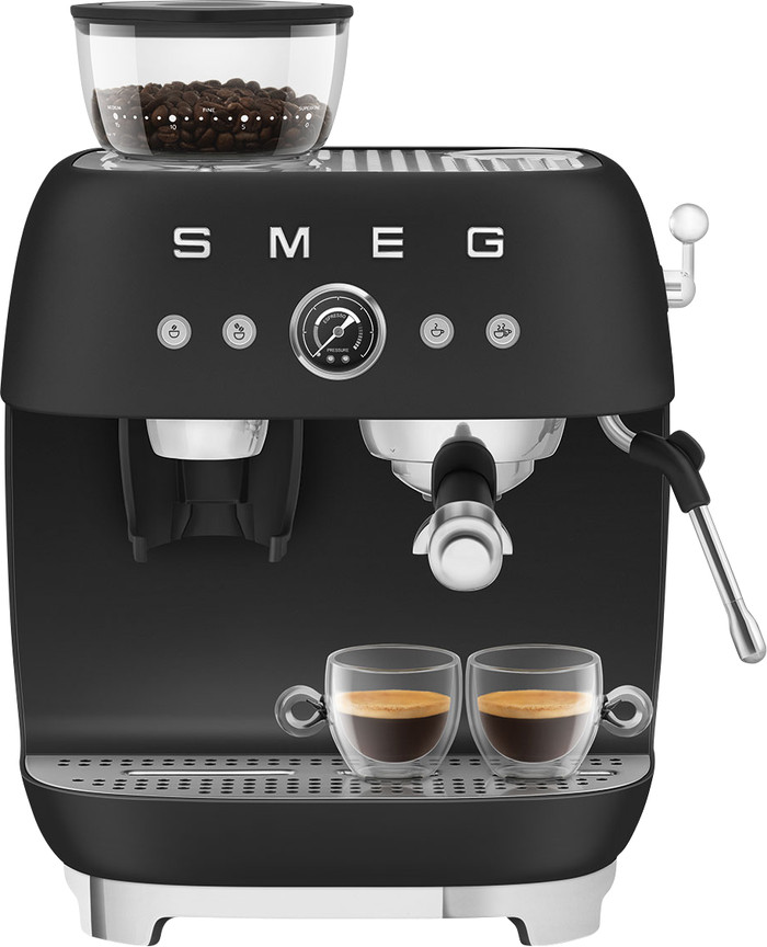 SMEG EGF03BLMEU Mat Zwart voorkant