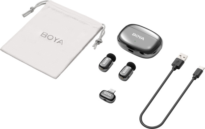 Boya Mini 2 Grijs voor Usb C en Lightning Main Image