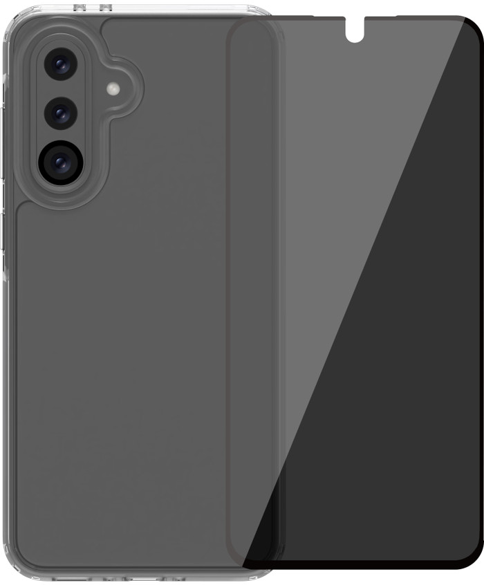 BlueBuilt Protective Cover Samsung Galaxy A36 Transparant + Privacy Screenprotector Glas Main Image