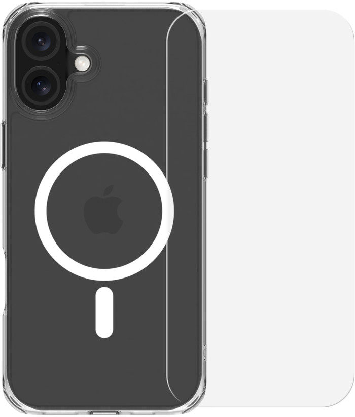 BlueBuilt Protective Back Cover met MagSafe iPhone 16 Plus + Screenprotector Glas Main Image