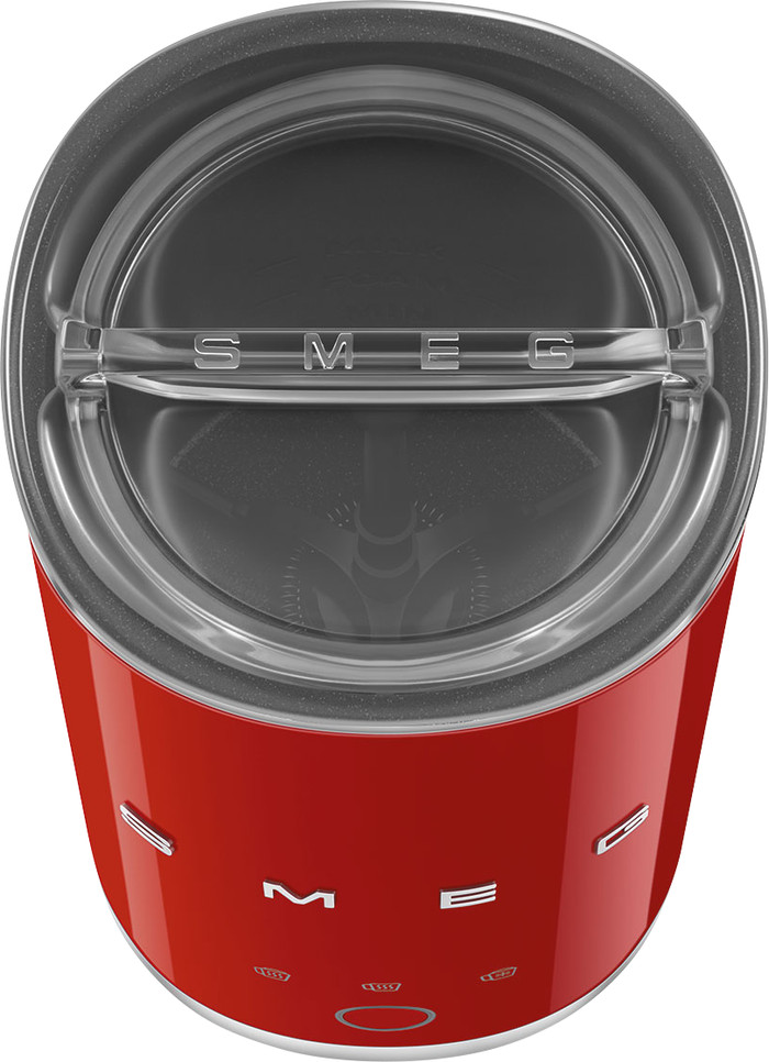 SMEG MFF02RDEU Rood bovenkant