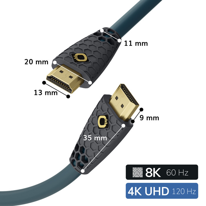 Oehlbach Flex Evolution 4K UHD HDMI 1,5 Meter linkerkant