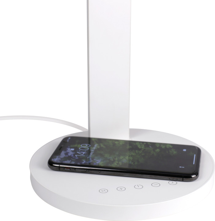 Deltaco Office LED Table Lamp 400lm with Wireless Charging 10W detail