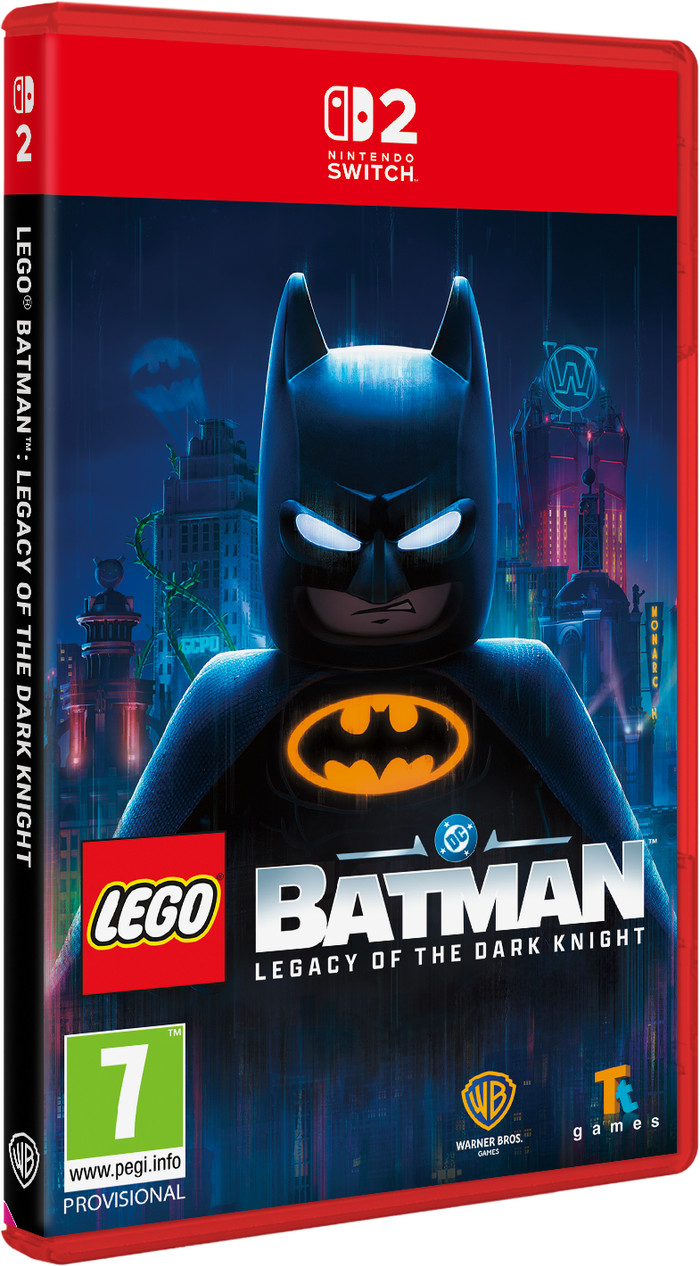 LEGO Batman: Legacy of the Dark Knight Nintendo Switch 2 verpakking