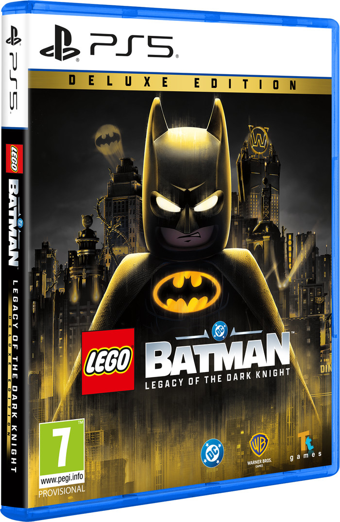 LEGO Batman: Legacy of the Dark Knight Deluxe Edition PS5 verpakking