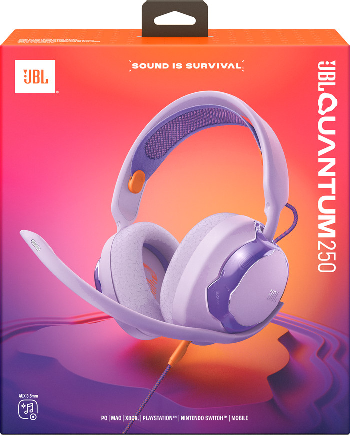 JBL Quantum 250 Paars verpakking