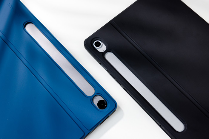 Samsung Galaxy Tab S9 11 inch 128GB Wifi Zwart + BlueBuilt Book Case Zwart product in gebruik