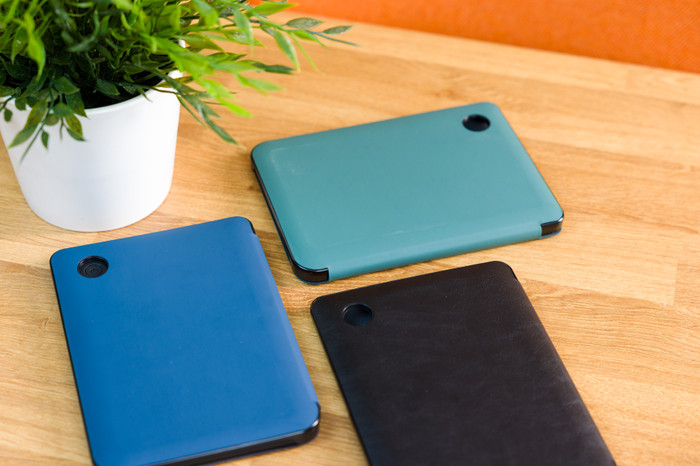 BlueBuilt Kobo Clara BW / Colour Book Case Zwart product in gebruik