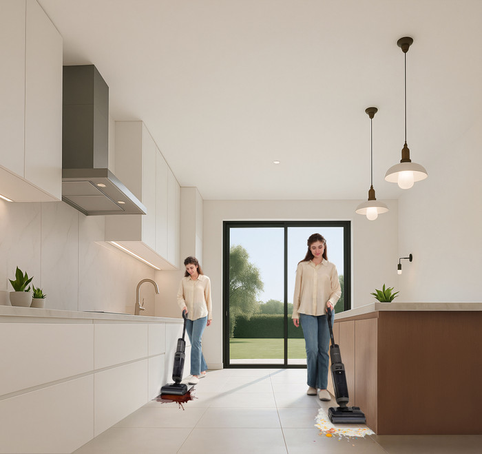 Tineco i6 Stretch Plus product in gebruik