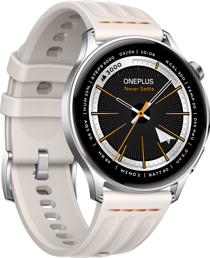 OnePlus Watch Lite Zilver 45 mm rechterkant