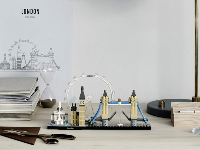 LEGO Architecture Londen 21034 product in gebruik