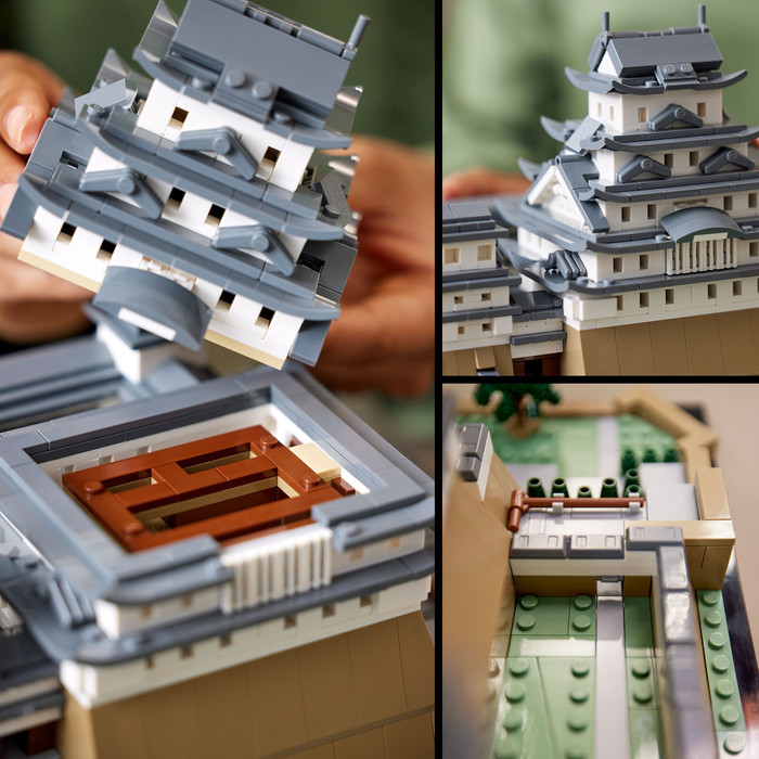 LEGO Architecture Himeji Kasteel 21060 product in gebruik