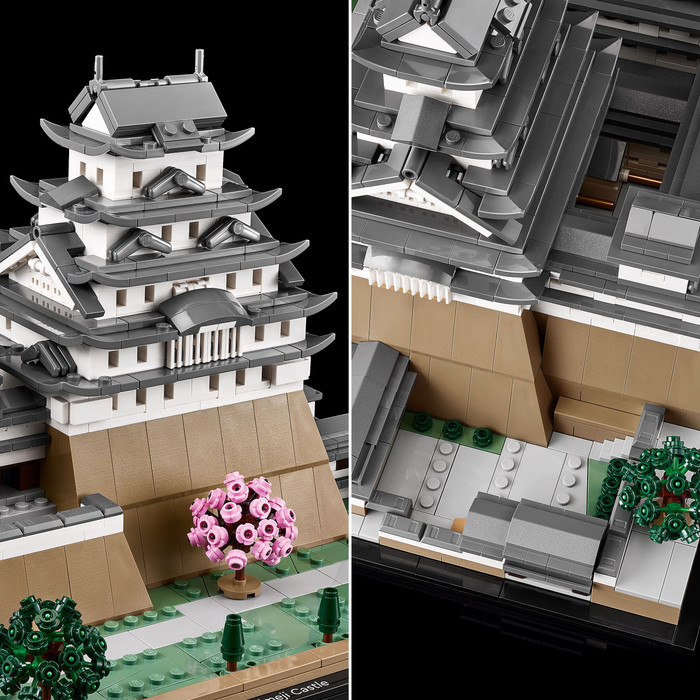 LEGO Architecture Himeji Kasteel 21060 product in gebruik