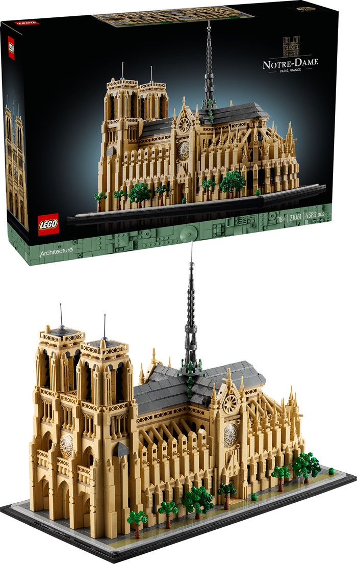 LEGO Architecture Notre-Dame van Parijs 21061 rechterkant
