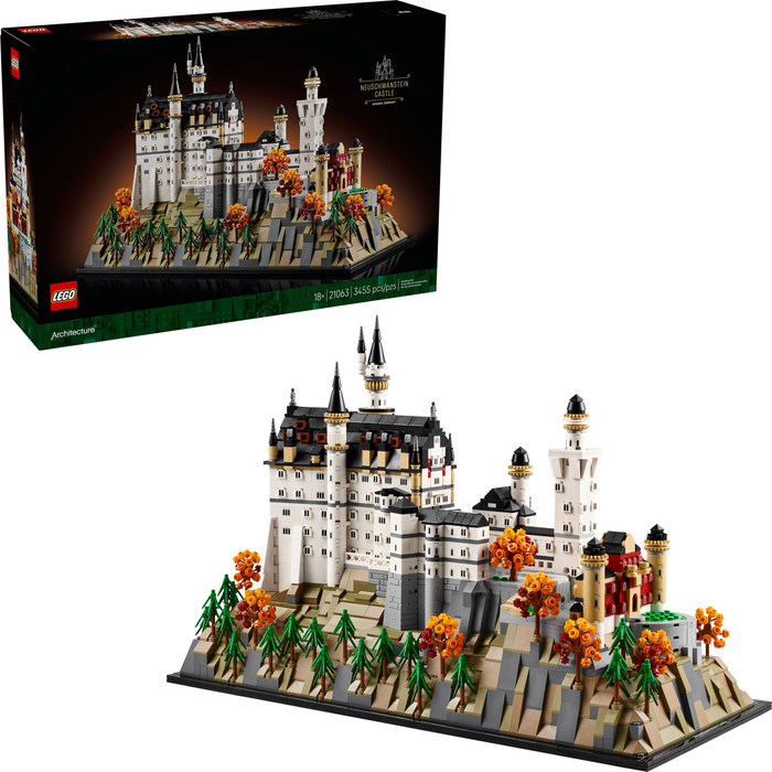 LEGO Architecture Slot Neuschwanstein 21063 rechterkant