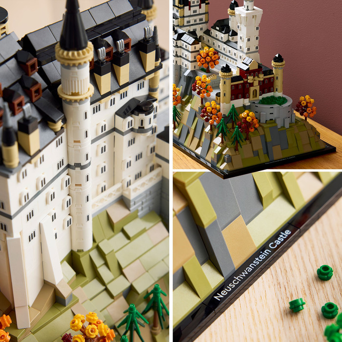 LEGO Architecture Slot Neuschwanstein 21063 product in gebruik