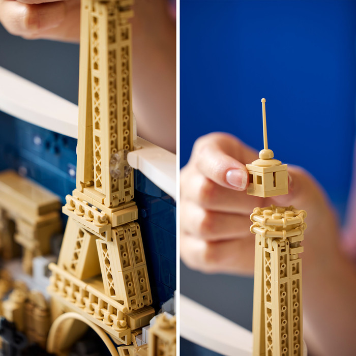 LEGO Architecture Parijs Stad van de Liefde 21064 product in gebruik