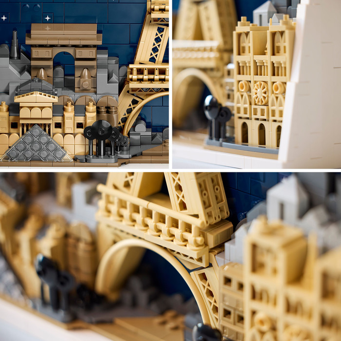LEGO Architecture Parijs Stad van de Liefde 21064 product in gebruik