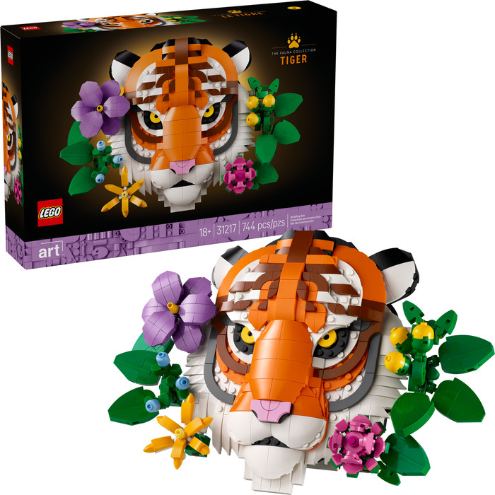 LEGO Art The Fauna Collection Tiger 31217 right side