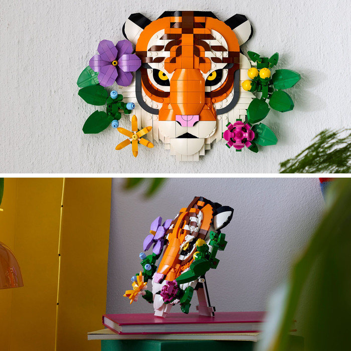 LEGO Art The Fauna Collection Tiger 31217 product in use
