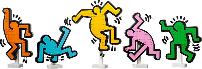 LEGO Art Keith Haring Dansende Figuren 31216 Main Image