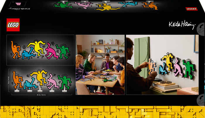 LEGO Art Keith Haring Dansende Figuren 31216 verpakking