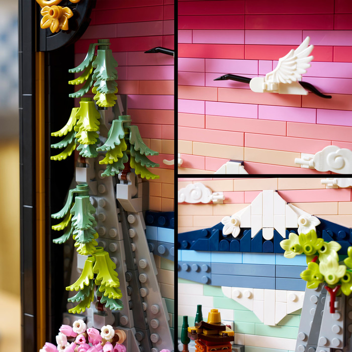 LEGO Art Japanse Kersenbloesem 31218 product in gebruik