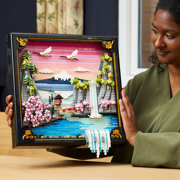 LEGO Art Japanse Kersenbloesem 31218 product in gebruik