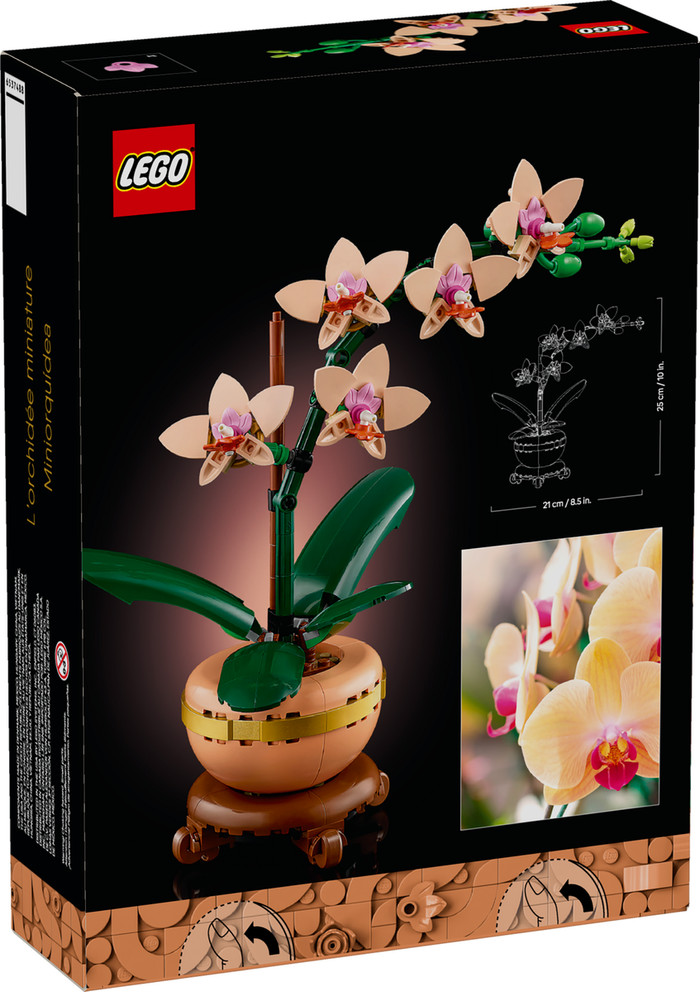 LEGO Botanicals Mini Orchidee 10343 verpakking