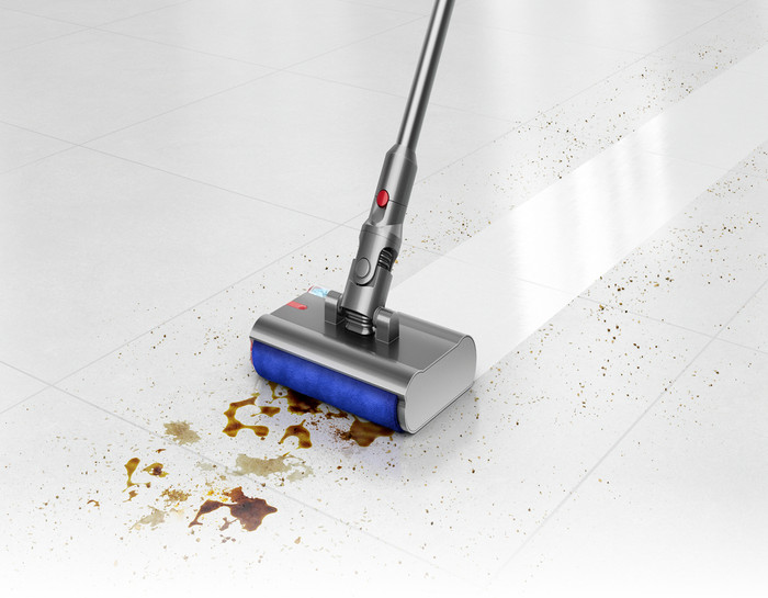 Dyson V12 Detect Submarine product in gebruik