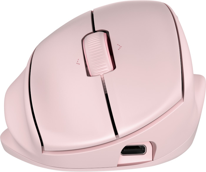 HP Tilt Ergonomische Muis 720M Roze voorkant
