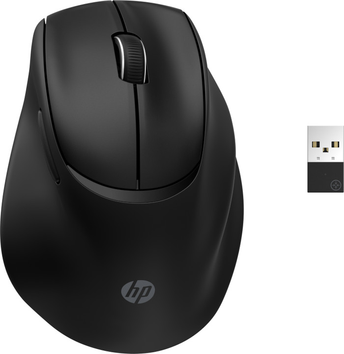 HP Tilt Ergonomische Muis 720M Zwart bovenkant