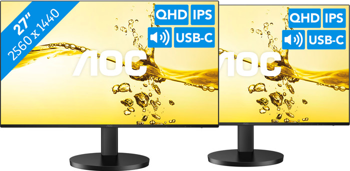 AOC Q27B3CF2 Duo Pack Main Image
