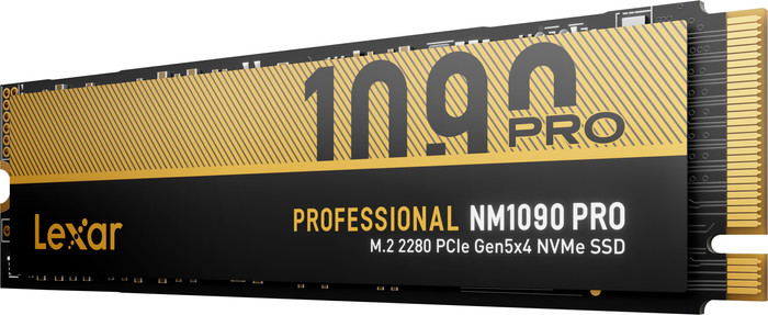 Lexar Professional NM1090 PRO PCIe 5.0 M.2 SSD 4TB rechterkant