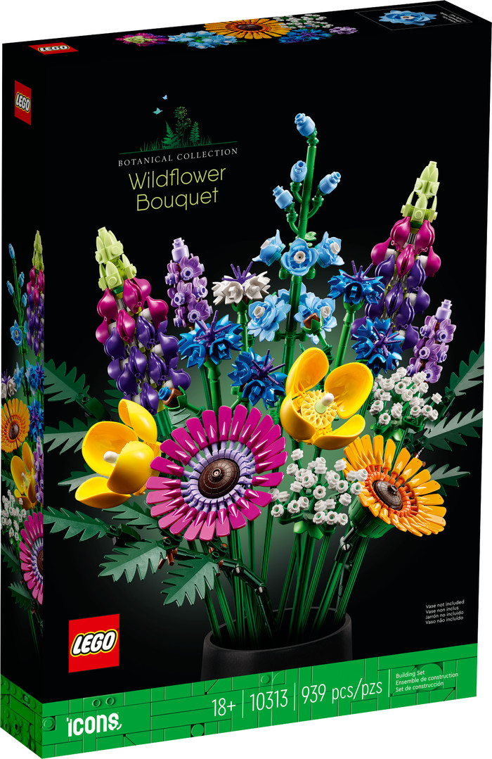 LEGO Botanicals Wilde Bloemenboeket 10313 verpakking