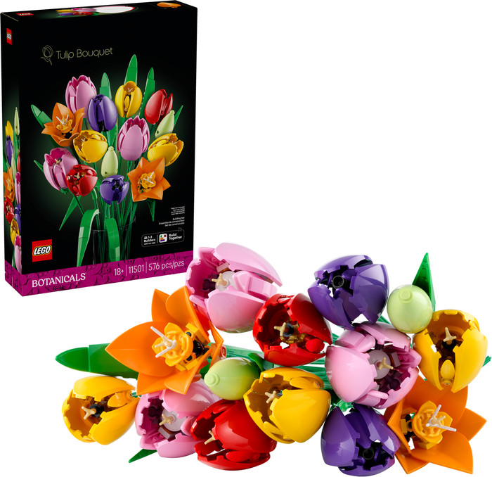 LEGO Botanicals Tulpenboeket 11501 rechterkant