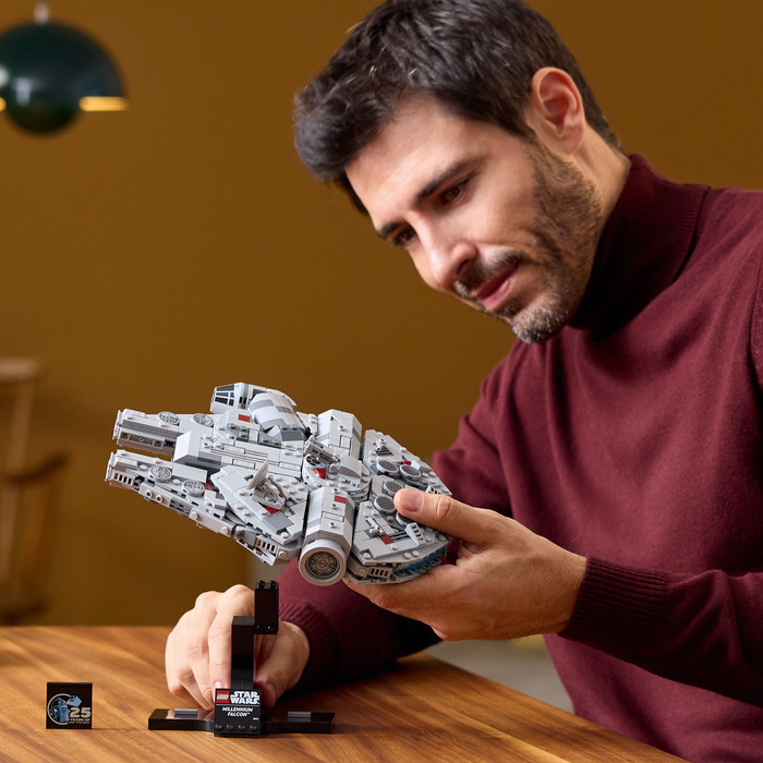 LEGO Star Wars Millennium Falcon 75375 product in use