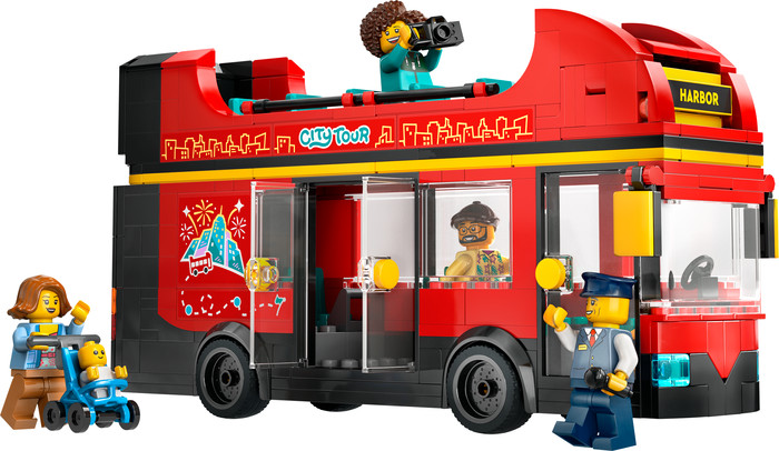 LEGO City Red Double-Decker Sightseeing Bus 60407 Main Image