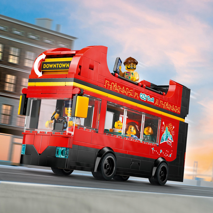 LEGO City Red Double-Decker Sightseeing Bus 60407 product in use