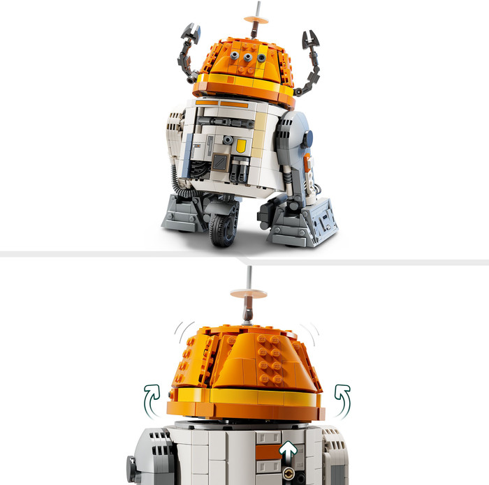 LEGO Star Wars Chopper (C1-10P) Astromech Droid 75416 product in gebruik